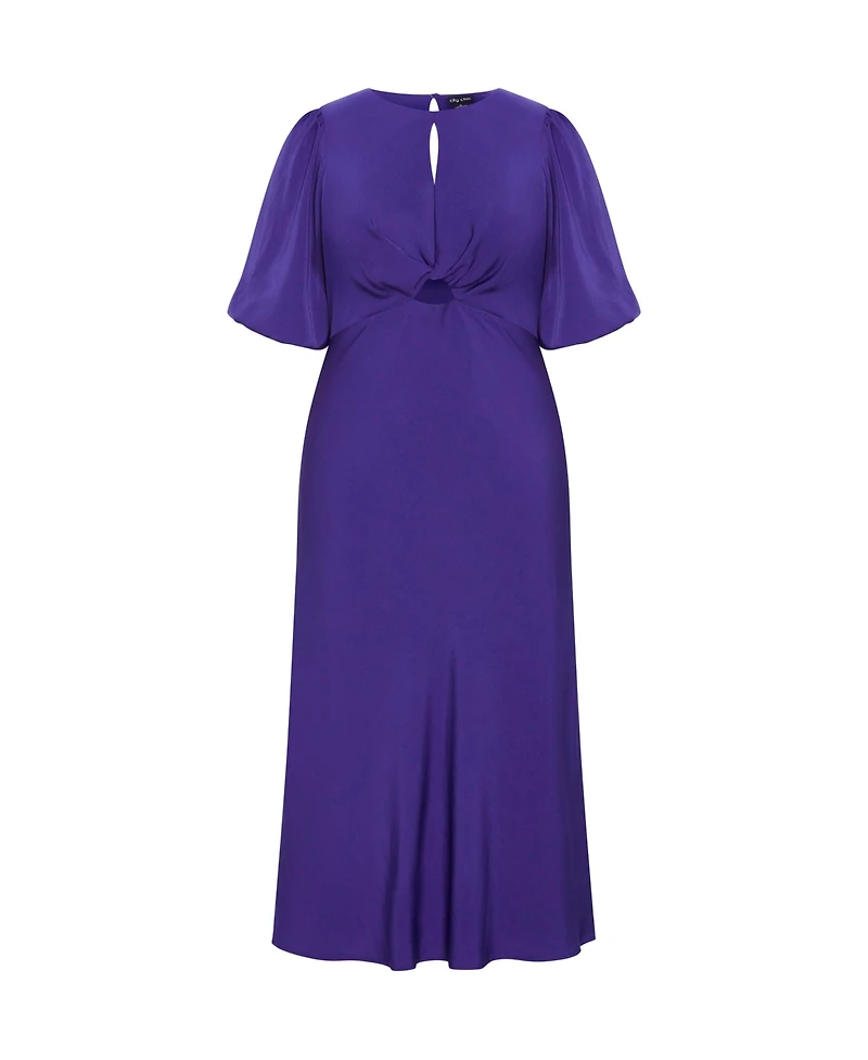 City Chic Plus Size Ines Puff Dress