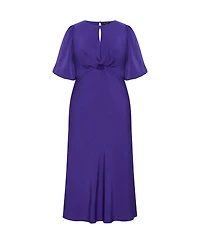 City Chic Plus Size Ines Puff Dress