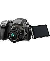 Panasonic Lumix Dmc-G7 Mirrorless Micro Four Thirds Digital Camera with 14-42mm Lens, 16MP, Silver