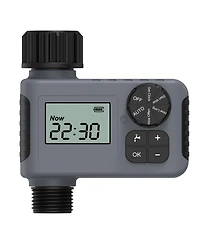 Sprinkler Timer Outdoor Programmable Water Timer for Lawn Garden Rain Delay Manual Automatic Watering
