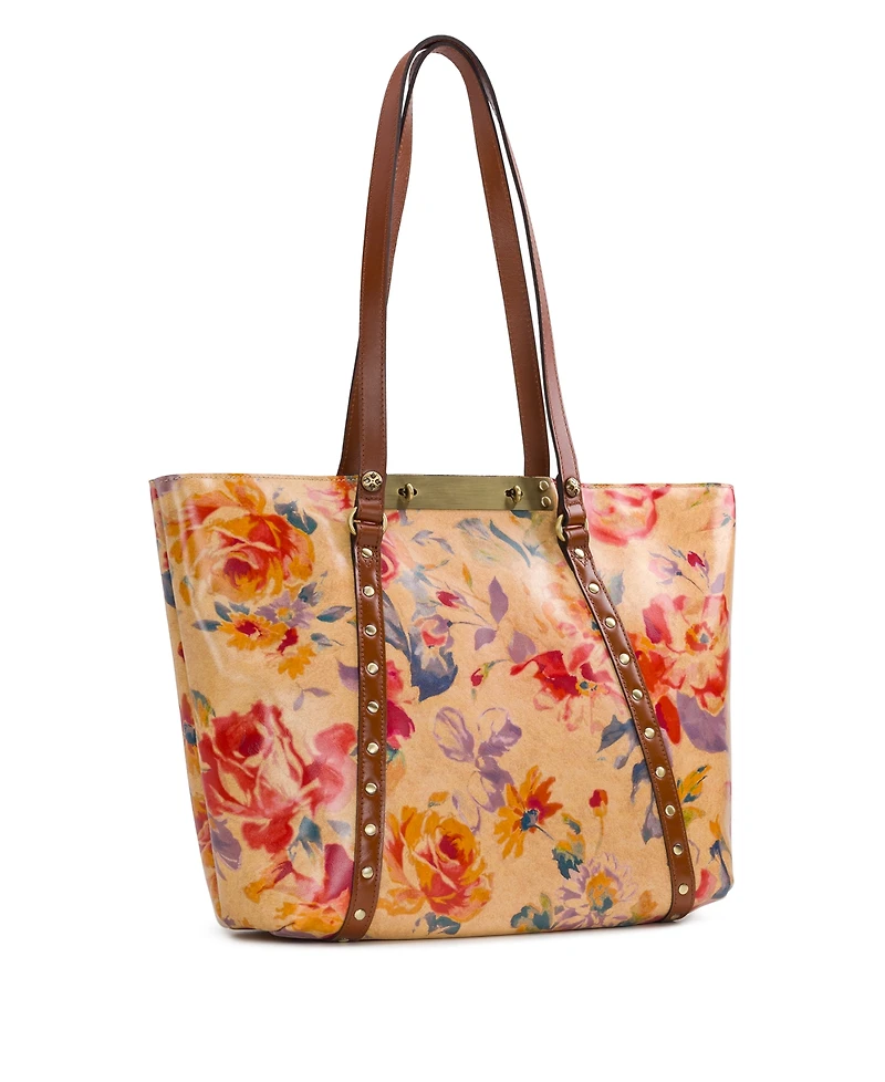 Patricia Nash Benvenuto Smooth Leather Tote