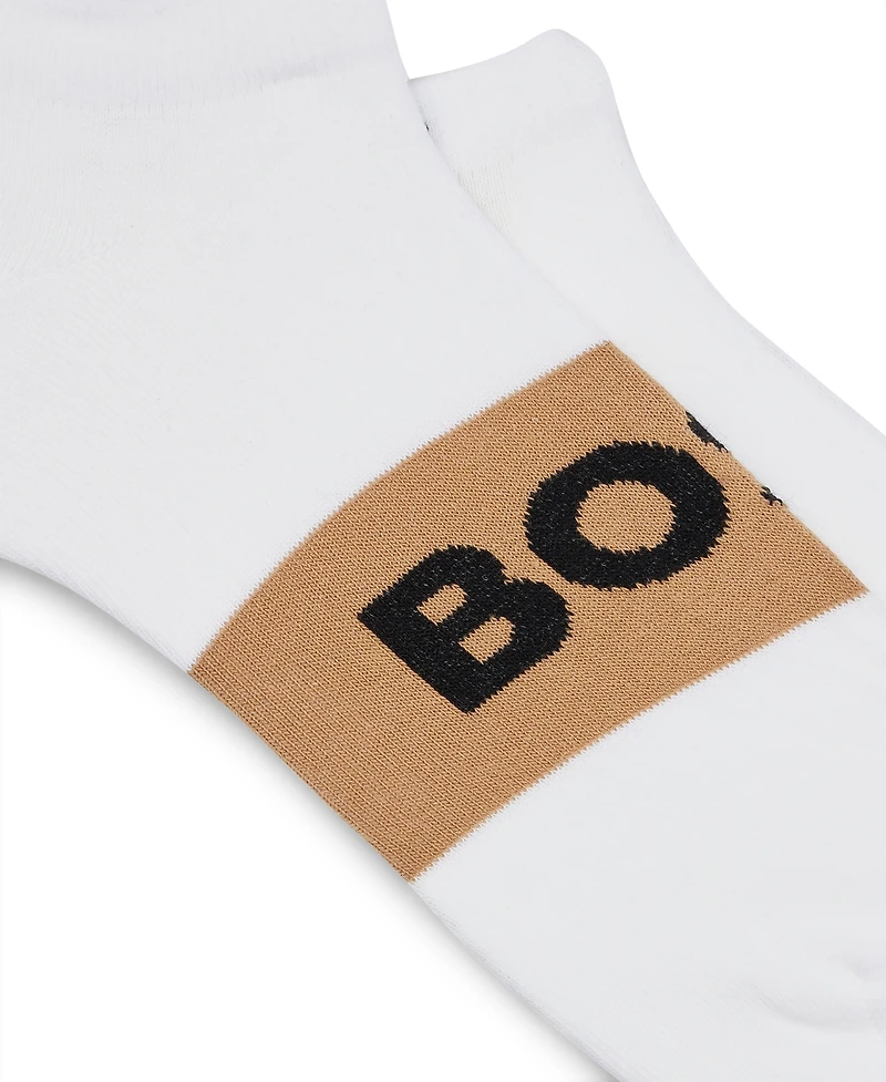 Boss by Hugo Men's Ankle-Length Two-Pack Socks