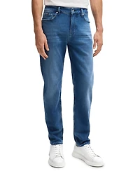 Boss by Hugo Men's Soft-Touch Denim Regular-Fit Jeans