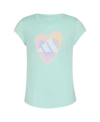 adidas Big Girls Short Sleeve Cap Sleeve T-Shirt