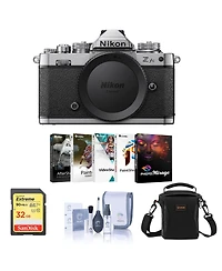 Nikon Z fc Dx-Format Mirrorless Camera Bundle with 32GB Sd Card, Shoulder Bag, Corel Pc Software Kit, Cleaning Kit