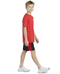adidas Big Boys 2-Piece Short Sleeve T-Shirt and Shorts Set