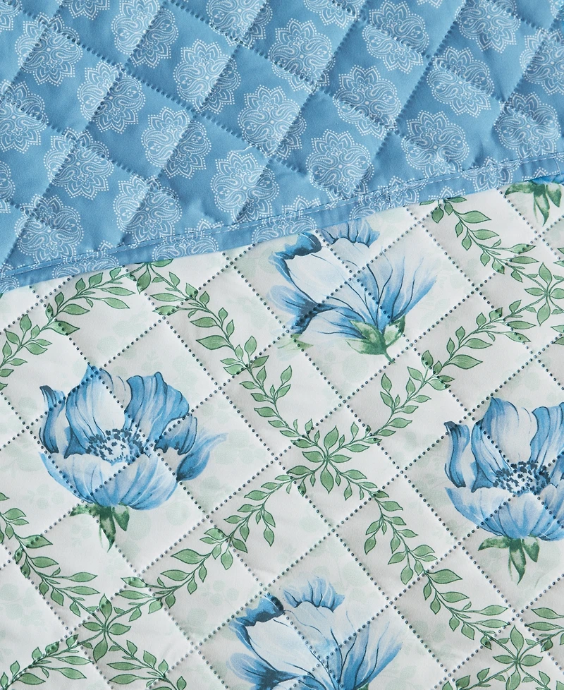 Addison Park Olivia Floral 3-Pc. Quilt and Tote Set, Twin