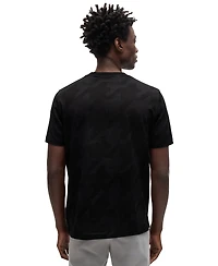 Boss by Hugo Men's Houndstooth Jacquard T-Shirt