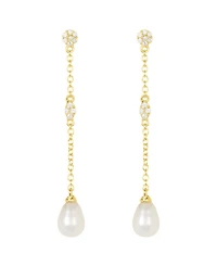 Adornia Gold Freshwater Cultivated Pearl Drop Earrings