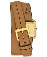 Tory Burch Women's The Kira Brown Leather Wrap Strap Watch 18mm