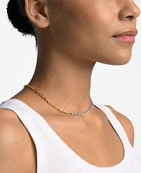Michael Kors 14K Gold-Plated Brass Mixed Chain Necklace