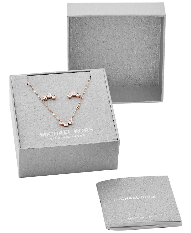 Michael Kors Necklace and Earring Gift Set