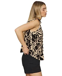 Sanctuary Women's The Time Off Printed Sleeveless Top