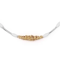 Robert Lee Morris Soho Silver Wire Wrapped Sculpted Collar Necklace