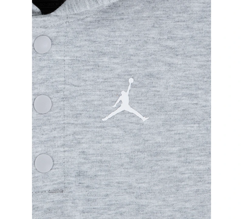 Jordan Toddler Boys Henley Hoodie & Shorts, 2 Piece Set