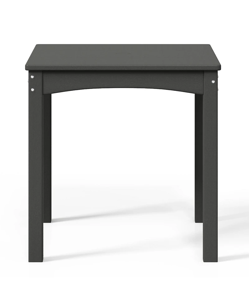 Kids 24" Wide Hdpe Plastic Childrens Square Dinner Table