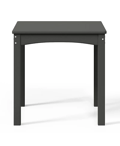 Kids 24" Wide Hdpe Plastic Childrens Square Dinner Table
