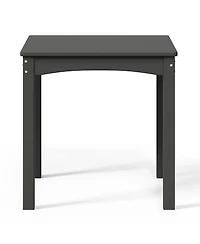 Kids 24" Wide Hdpe Plastic Childrens Square Dinner Table