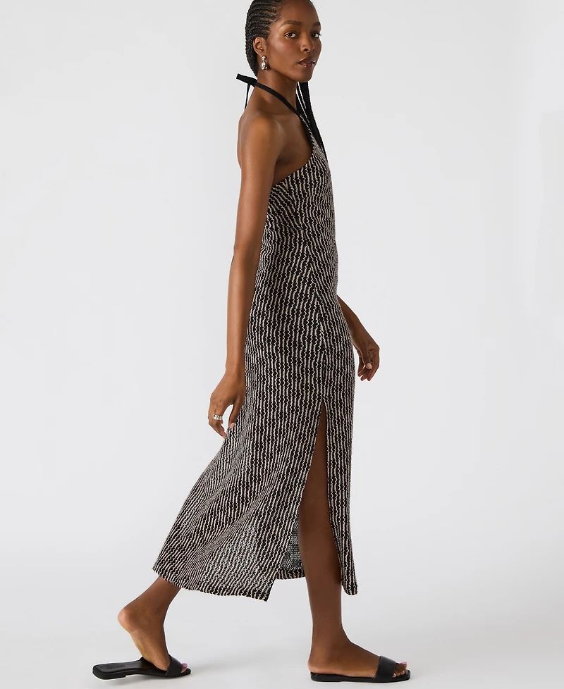 Steve Madden Women's Tatum Knit Halter Dress