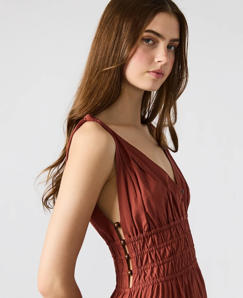 Steve Madden Women's Kassie Cotton Midi Dress