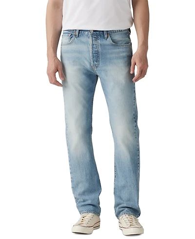 Levi's Men's 501 Original Straight-Fit Lightweight Denim Jeans