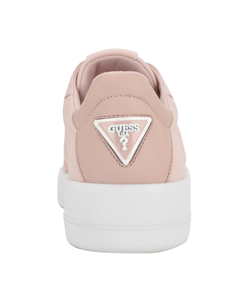Guess Women's Ronii Quattro G Peony Jacquard Lace-Up Sneakers
