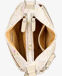 Giani Bernini Medium Floral Hobo Crossbody Bag, Exclusively at Macy's