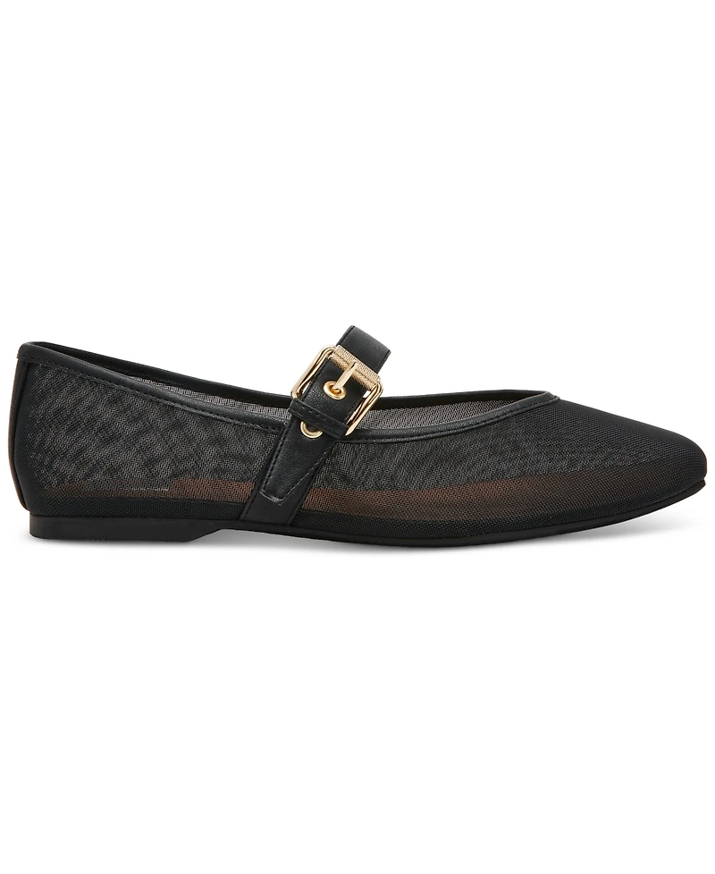 Dv Dolce Vita Women's Mulaney Mesh Buckle Mary Jane Flats
