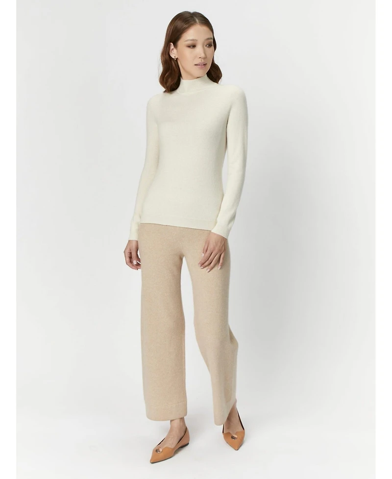 Gobi Cashmere Women's Mock Neck Sweater