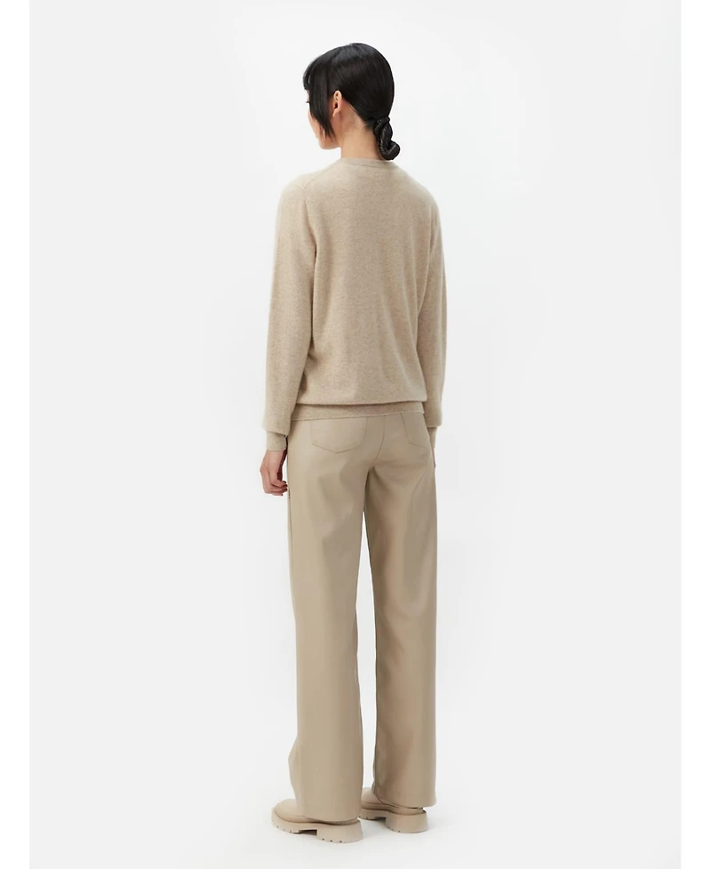 Gobi Cashmere Women's 100% Crew Neck Cardigan