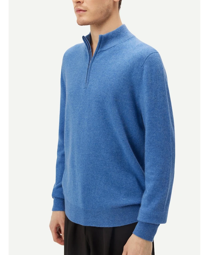 Gobi Cashmere Men's Half-Zip Sweater