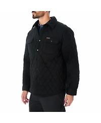 Smith's Workwear Men's Snap Closure Diamond Quilted Knit Shirt-Jac