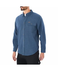 Smith's Workwear Men's Long Sleeve Extra Heavyweight Chamois Flannel Shirt