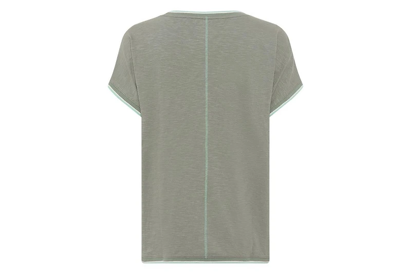 Olsen Women's Abstract Palm Print T-Shirt