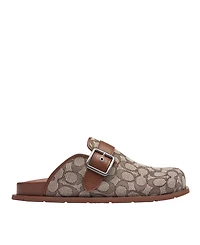 Coach Men's Signature Jacquard Slip On Clog