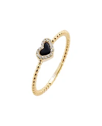 By Adina Eden Pave Colored Gemstone Beaded Ring