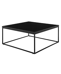 Metal Square Coffee Table for Modern Living Room Decor