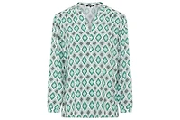 Olsen Women's Ornamental Print Tunic Blouse