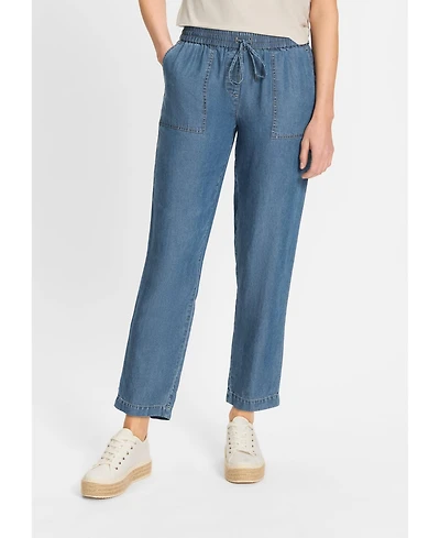 Olsen Women's Lisa Straight Leg Soft Denim Pant
