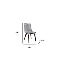 Set of Two Solid Wood Dining Chairs – Perfect Outdoor Seating for Deck & Patio