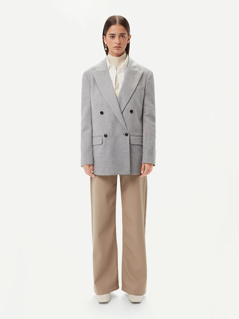 Gobi Cashmere Women's Double-Breasted Blazer
