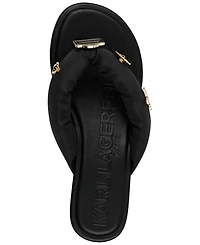 Karl Lagerfeld Paris Women's Ceejay Rue Embellished Sandals