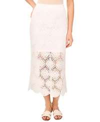 1.state Women's Crochet Midi Skirt