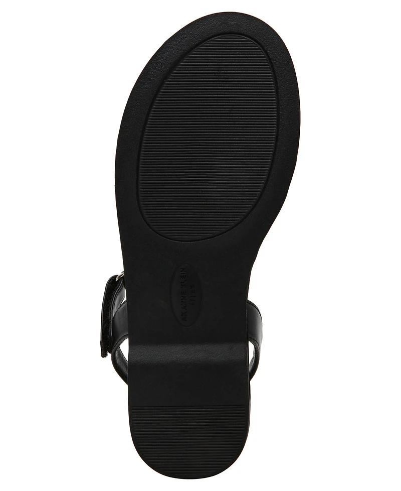 Anne Klein Women's Ellen Strappy Footbed Flat Sandals