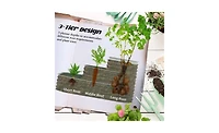 Elevated Garden Bed Perfect for Growing Vegetables, Herbs, and Flowers Outdoors