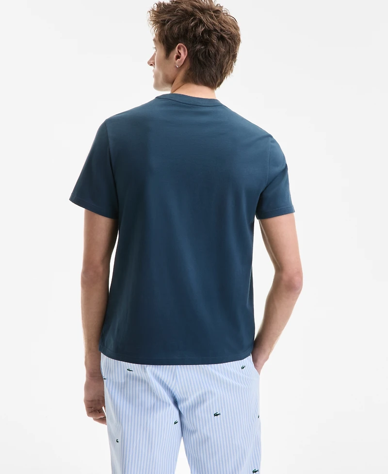 Lacoste Men's Crewneck Logo Pajama T-Shirt