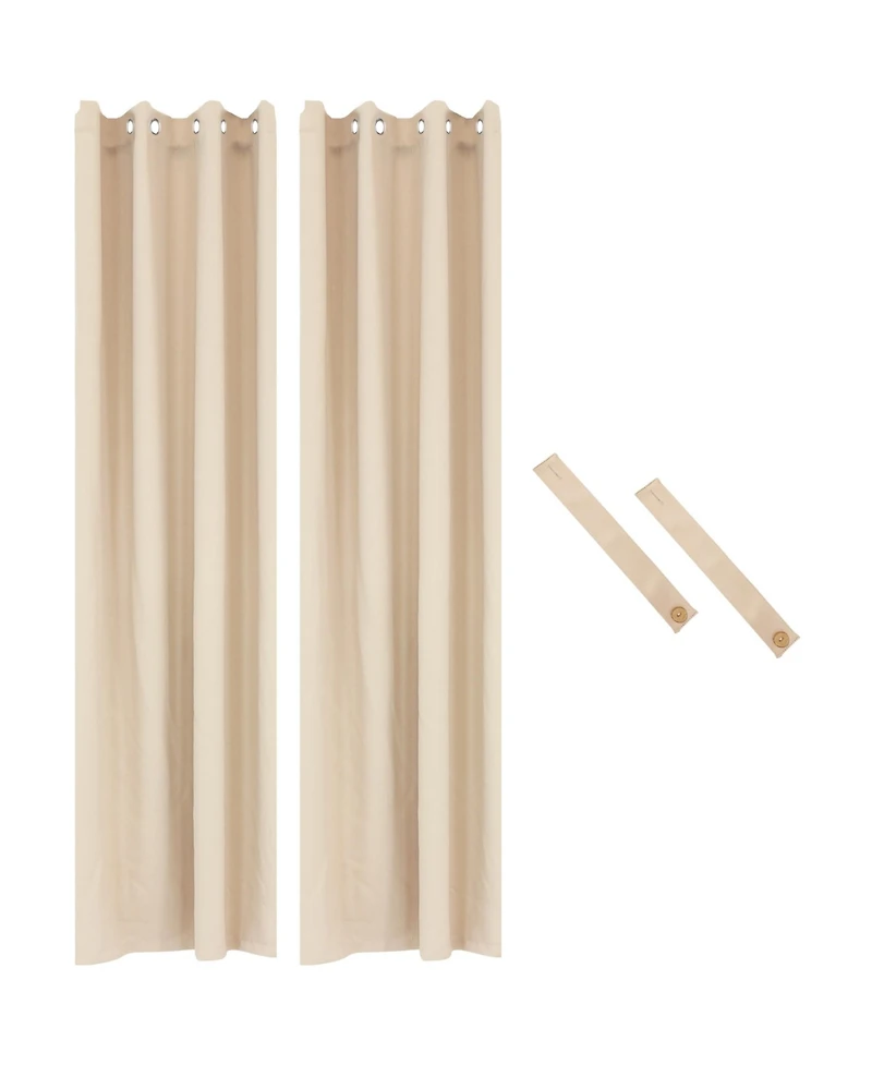 Room-Darkening Curtain Panel with Grommet Top - 52 x 120 in