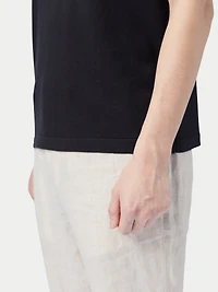 Gobi Cashmere Men's Cotton Silk Blend Polo T-Shirt