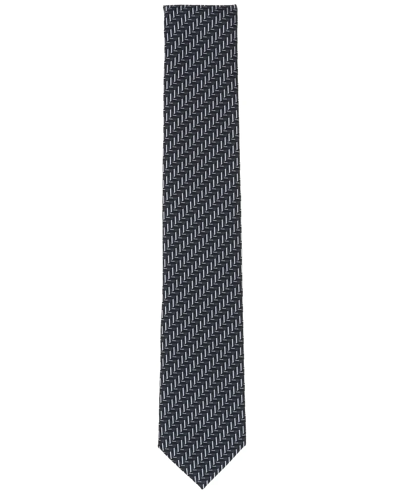 Alfani Men's Chad Herringbone Tie, Exclusively at Macy's