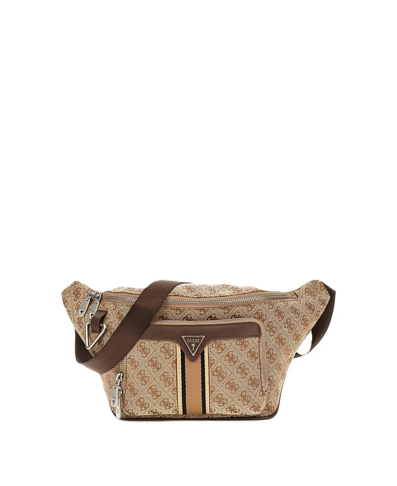 Guess Men's Milano Maxi Bum Bag with Front Pocket